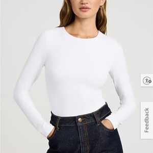 NWT Express Body Contour Compression Long Sleeve Fitted Top